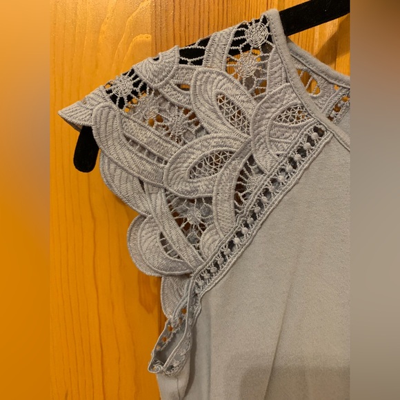 Loft Periwinkle Embroidered Tank - Picture 9 of 12